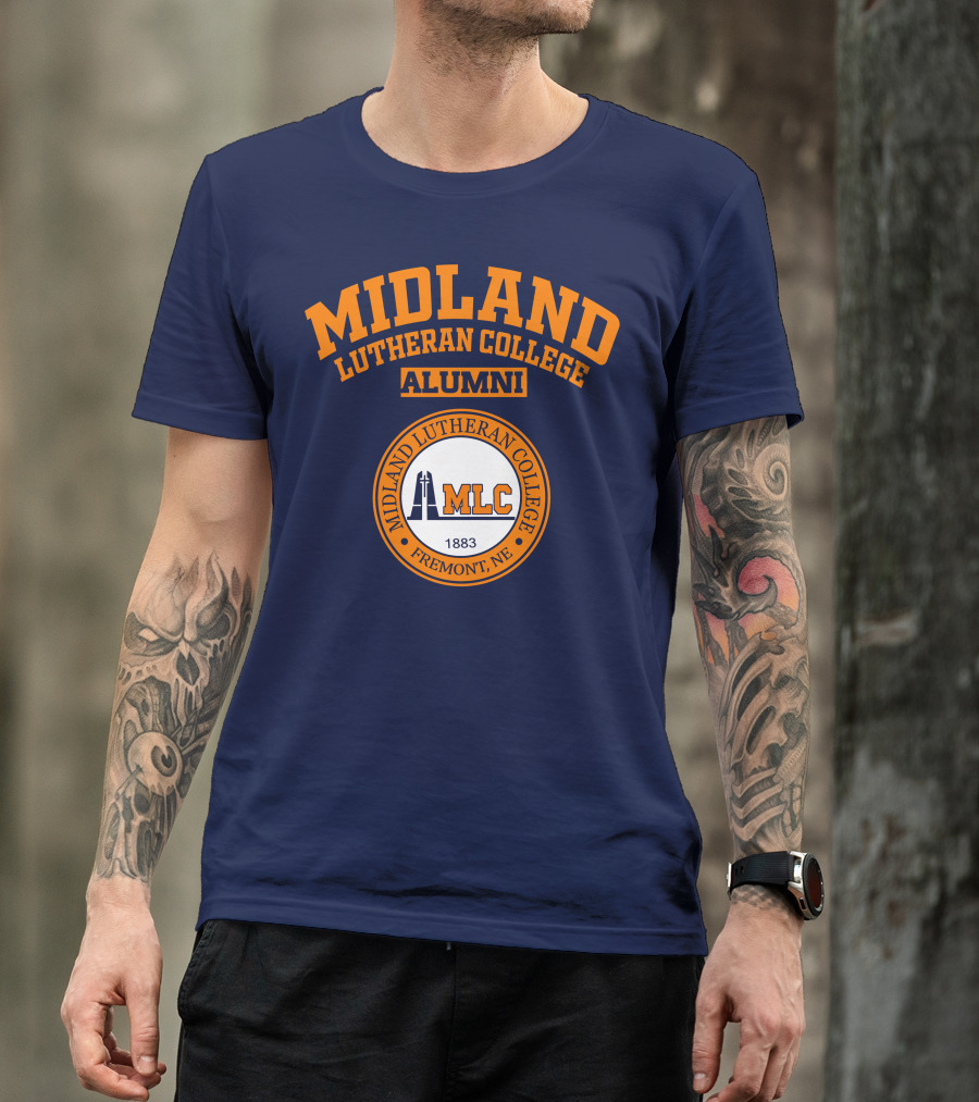 MIDLAND LUTHERAN COLLEGE ALUMNI MLC FREMONT NE 1883 T-Shirt