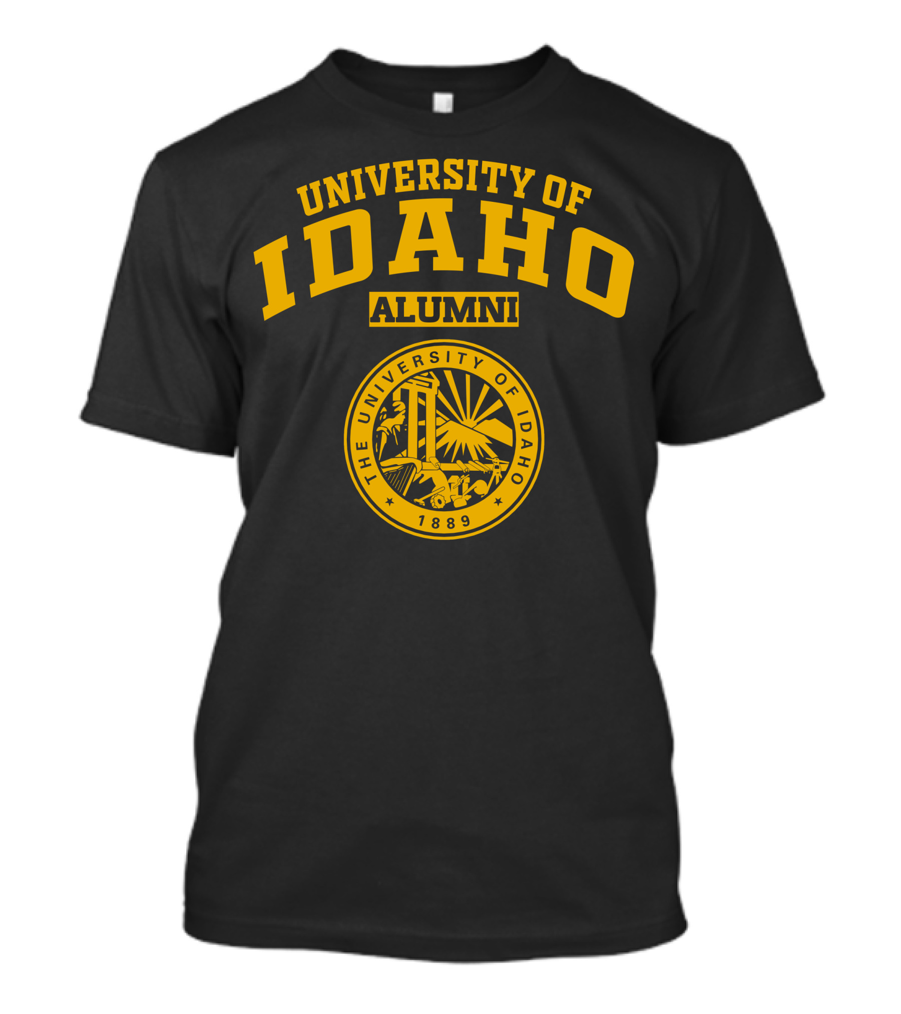 University Of Idaho Alumni 1889 Logo Seal T-Shirt