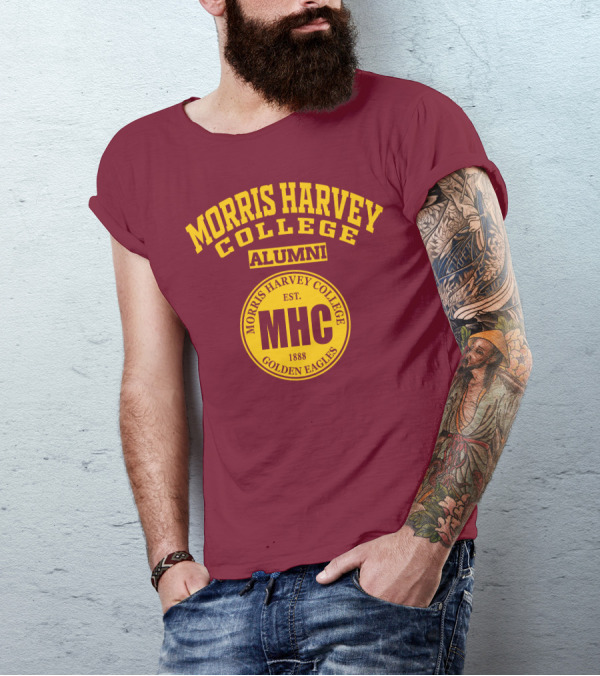 Morris Harvey College Alumni MHC Established 1888 Golden Eagles T-Shirt