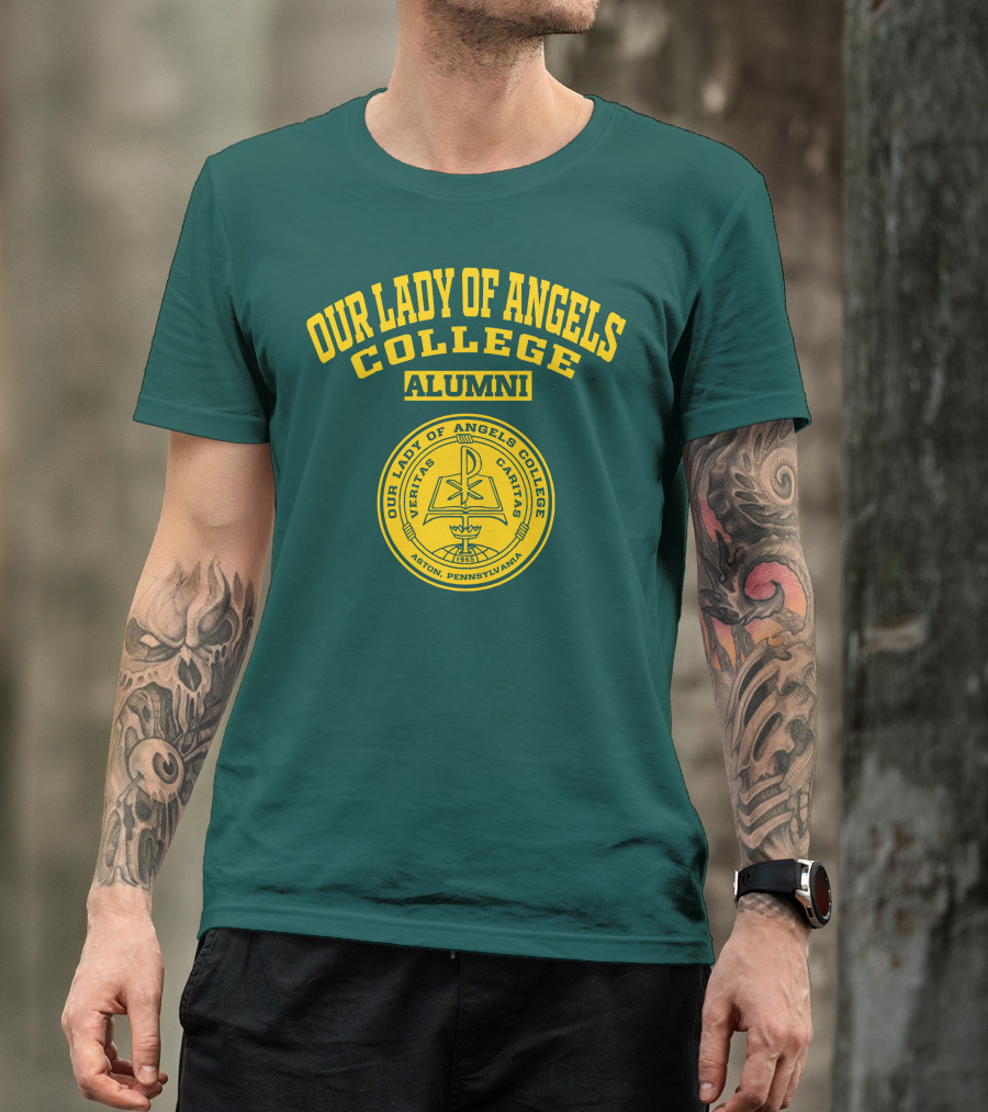 Our Lady Of Angels College Alumni Veritas Caritas Aston Pennsylvania 1953 T-Shirt