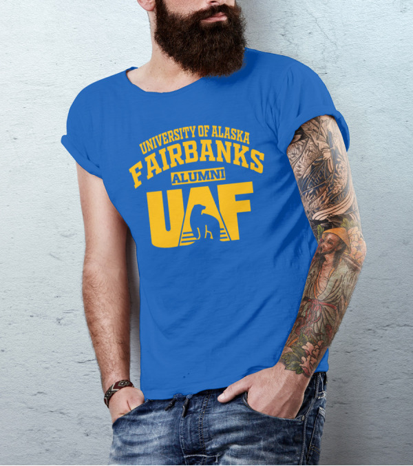University Of Alaska Fairbanks Alumni UAF Bear T-Shirt