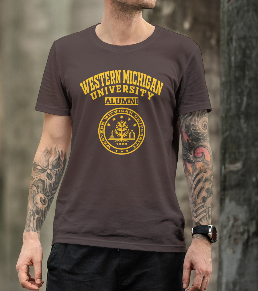 Western Michigan University Alumni 1903 Seal T-Shirt