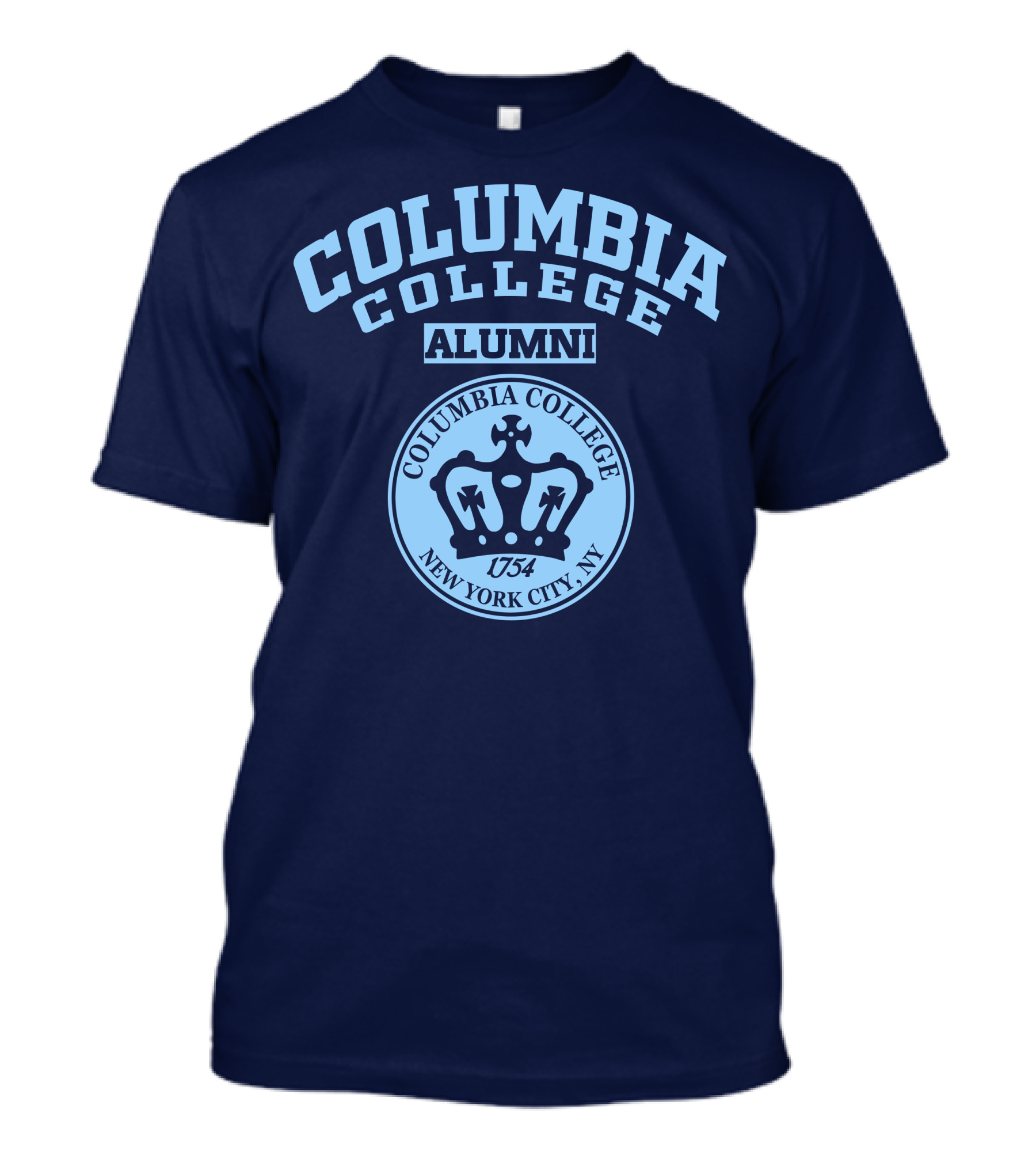 Columbia College Alumni New York City 1754 T-Shirt