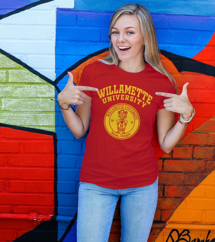 Willamette University Salem Oregon 1842 Bearcat T-Shirt