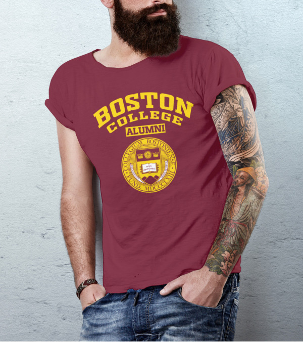 Boston College Alumni Collegium Bostoniense Fund MDCCCXLIII T-Shirt