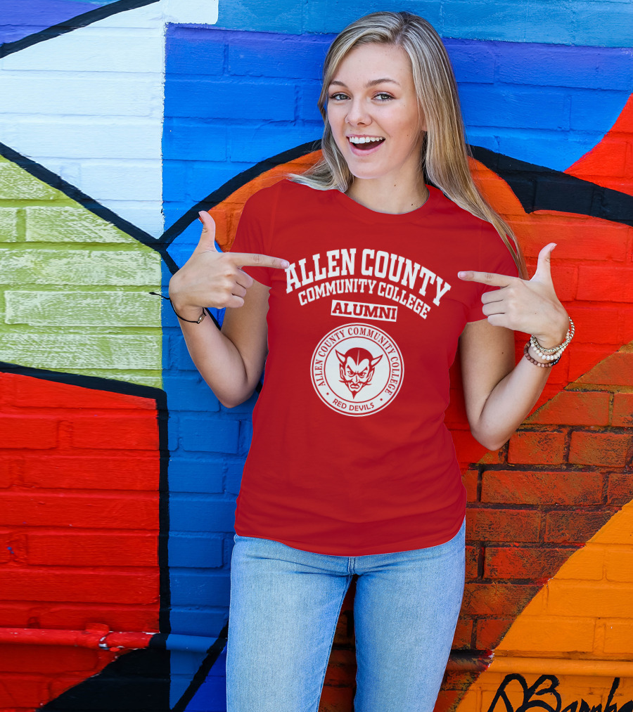 Allen County Community College Alumni Red Devils T-Shirt