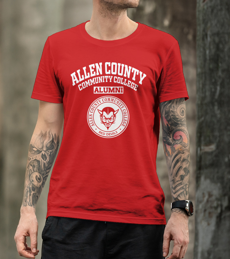 Allen County Community College Alumni Red Devils T-Shirt