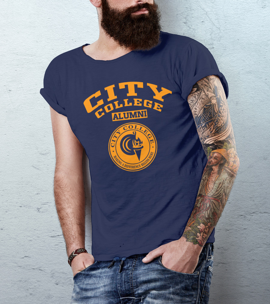 City College Alumni Making A Difference Begins Here T-Shirt