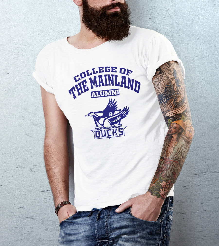 College Of The Mainland Alumni Com Fighting Ducks T-Shirt
