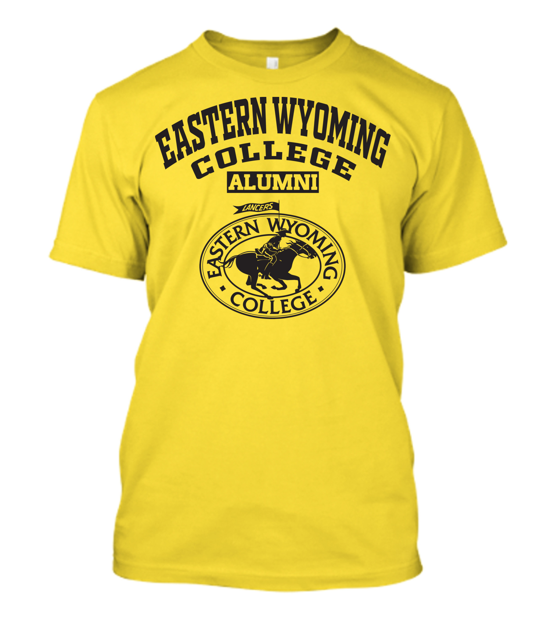 EASTERN WYOMING COLLEGE ALUMNI LANCERS RIDER T-Shirt