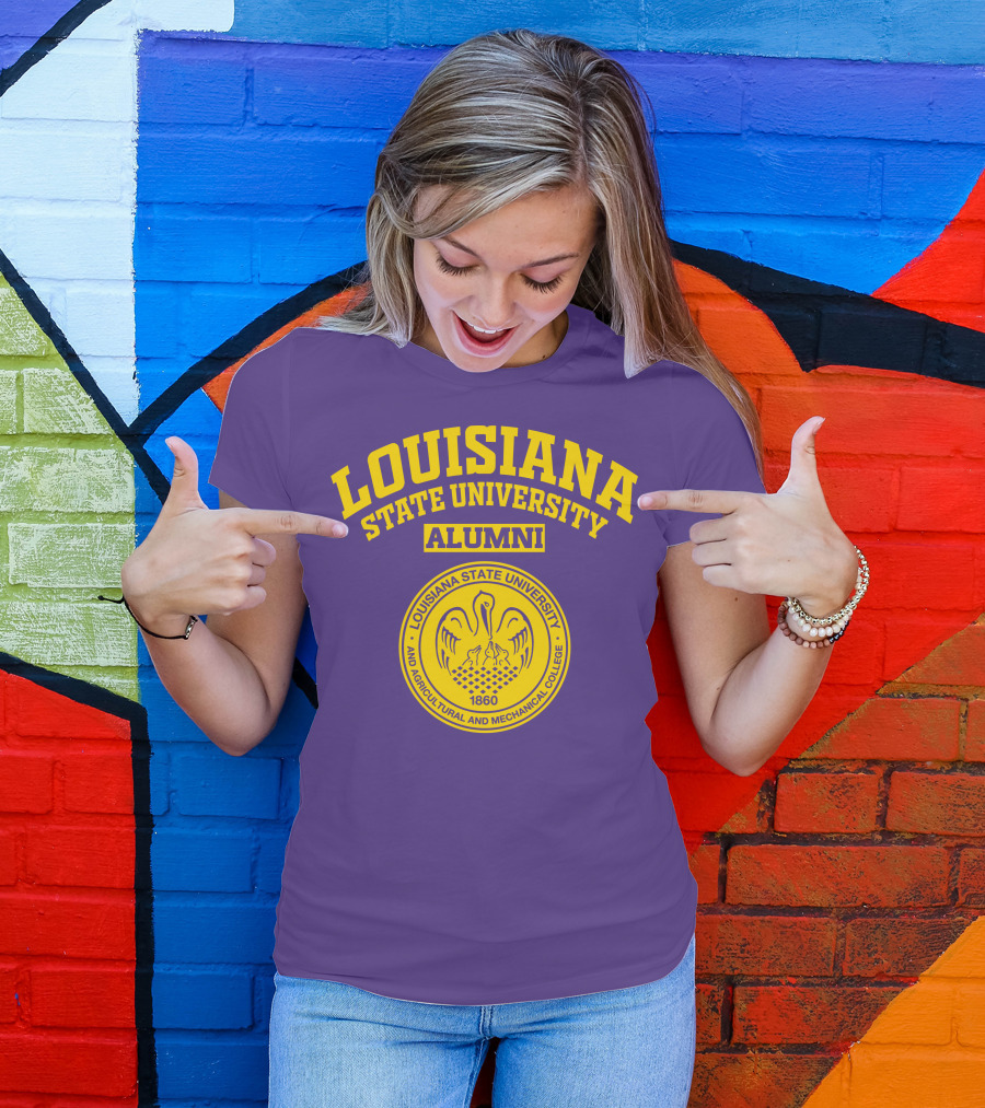Louisiana State University Alumni Emblem 1860 T-Shirt