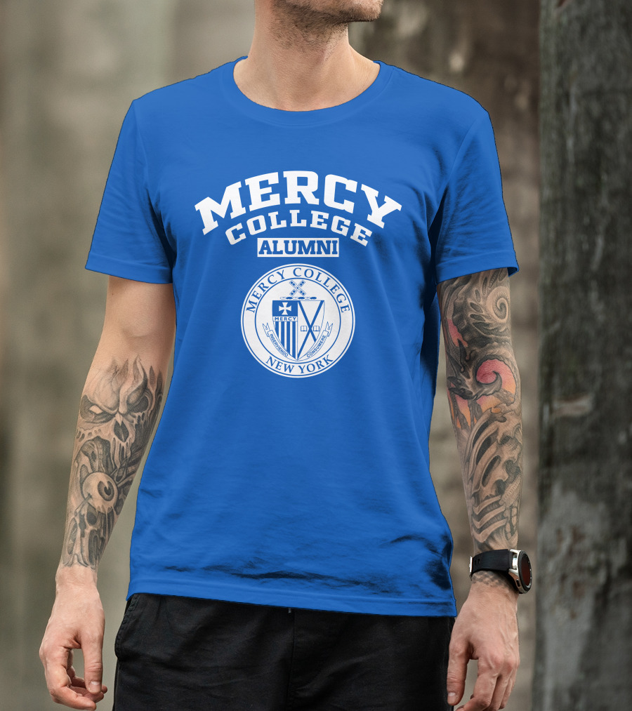 Mercy College Alumni New York Crest T-Shirt