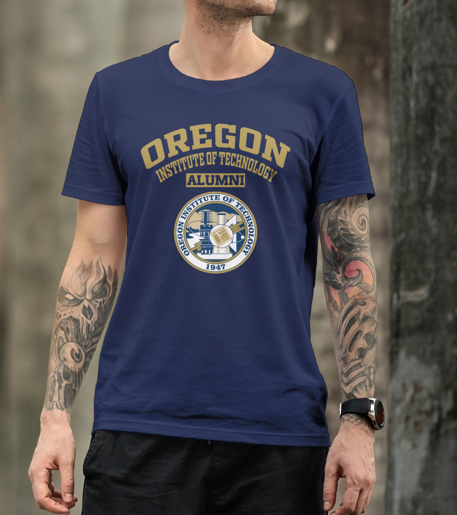 Oregon Institute Of Technology Alumni 1947 Crest T-Shirt