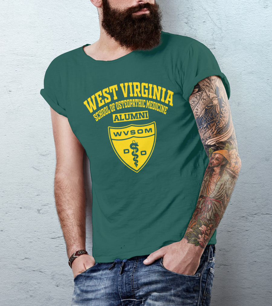 West Virginia School Of Osteopathic Medicine Alumni WVSOM DO Shield T-Shirt