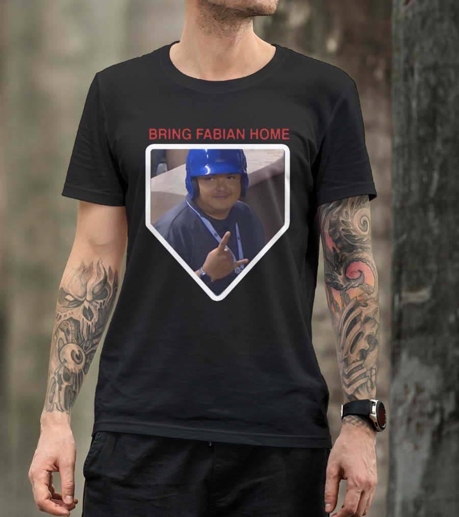 Bring Fabian Home Baseball Fan Moment T-Shirt