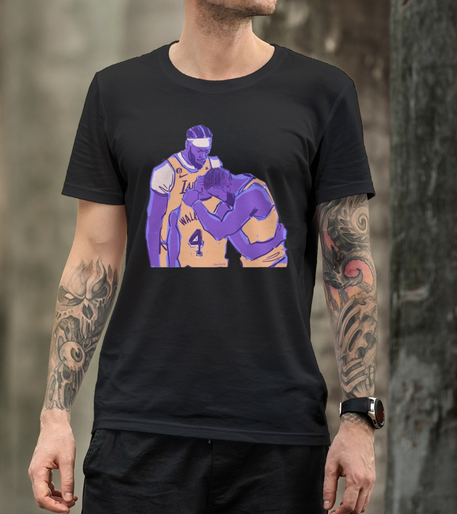 Jack Perkins Lonnie Iv Lakers Team Purehoop Walker 4 T-Shirt