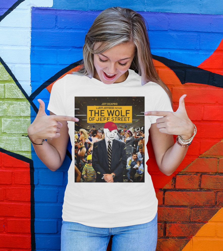 Jeff Dicaprio Jeff Jeffsese The Wolf Of Jeff Street T-Shirt