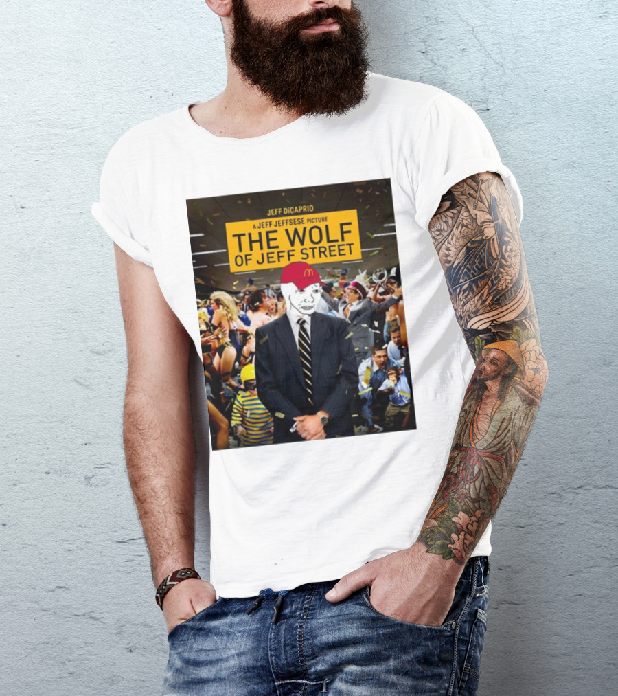 Jeff Dicaprio Jeff Jeffsese The Wolf Of Jeff Street T-Shirt