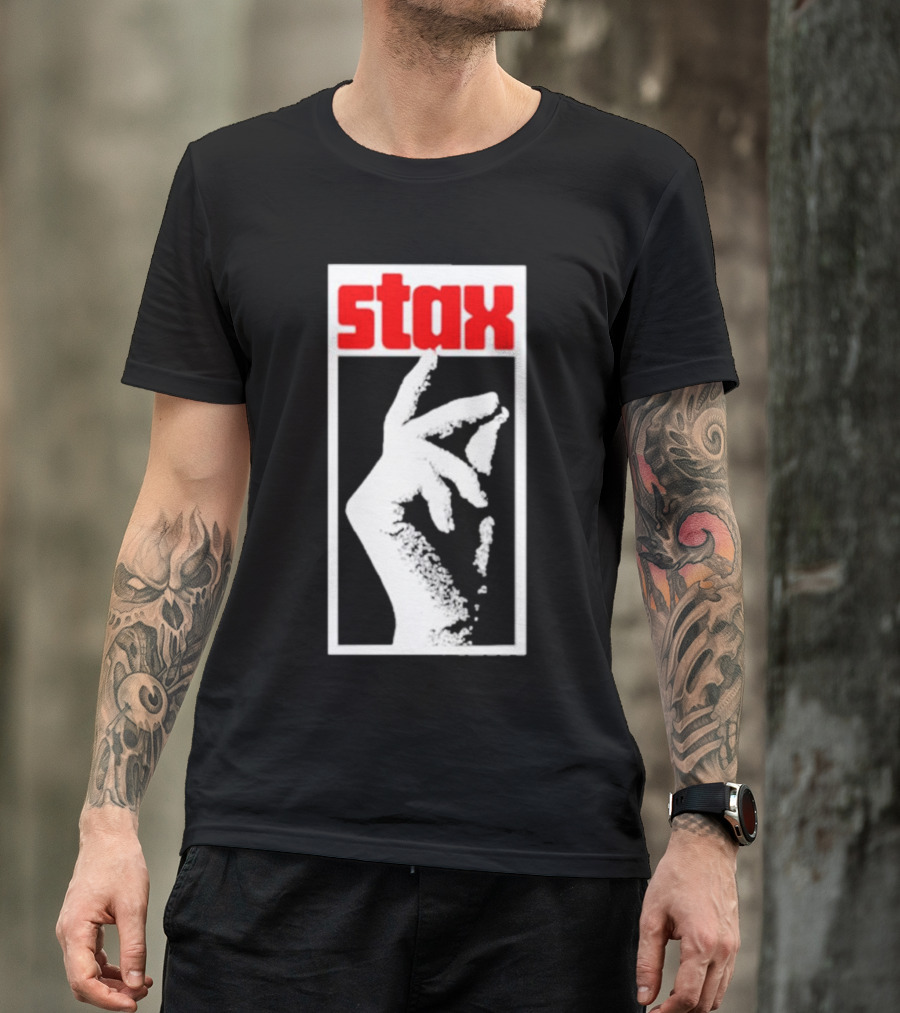 Stax Records Merch Classic Stax Snap Logo Hand T-Shirt