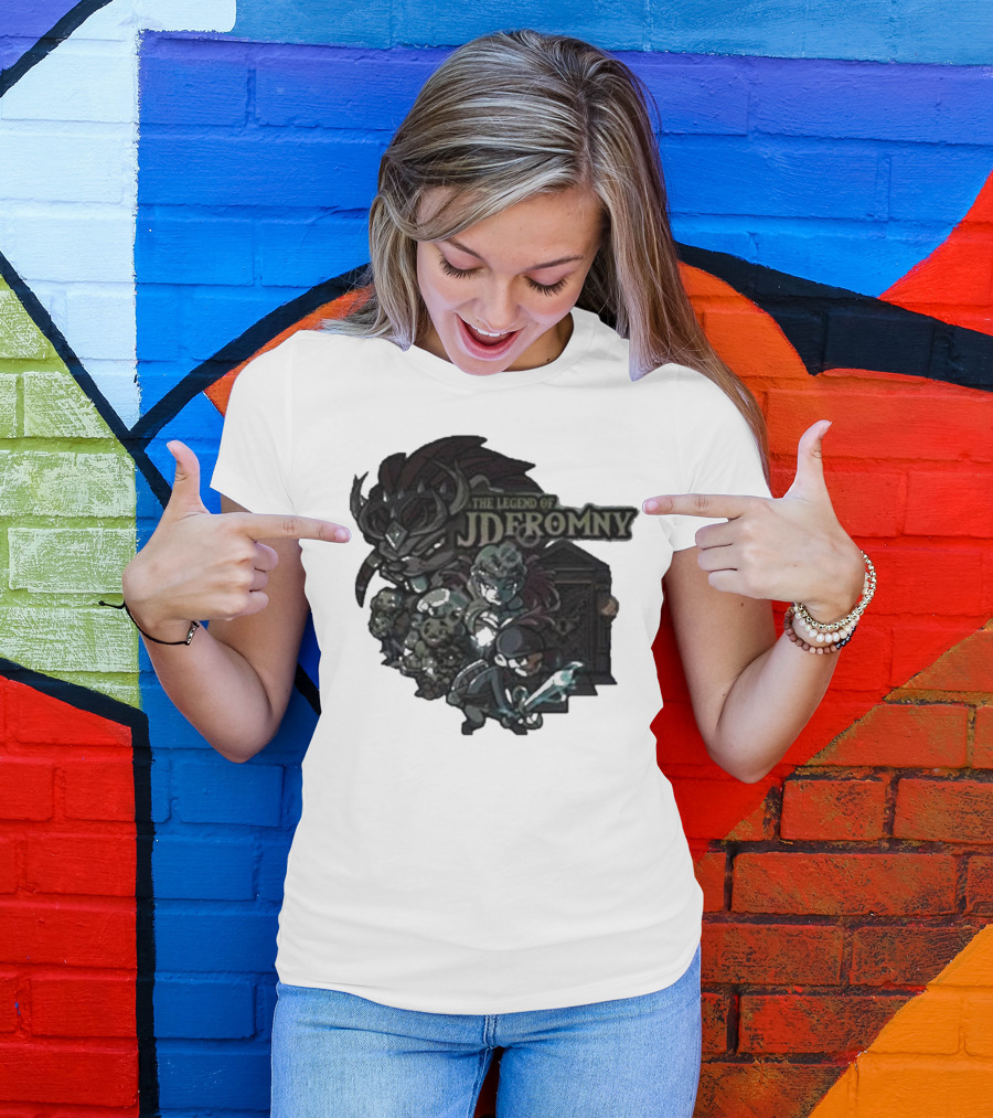 The Legend Of Jdromny Dark Adventure Characters T-Shirt