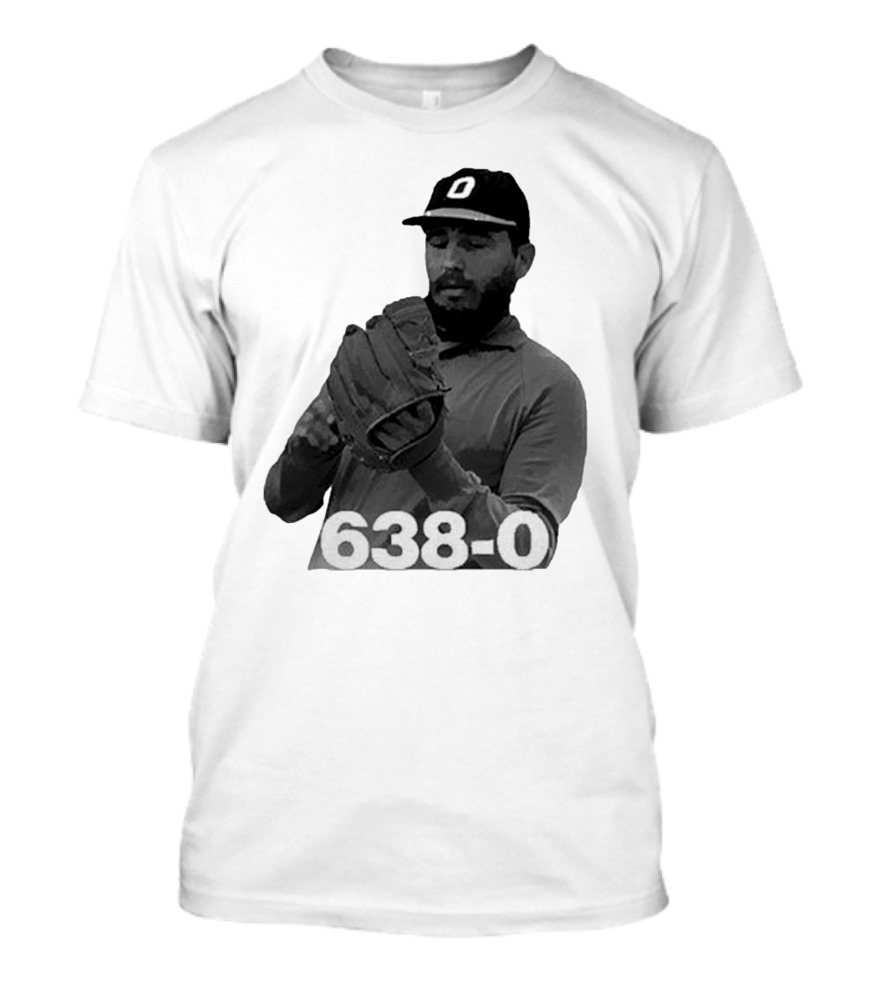638-0 Baseball Player Pitching T-Shirt