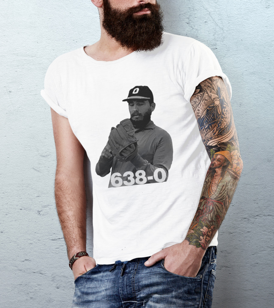 638-0 Baseball Player Pitching T-Shirt