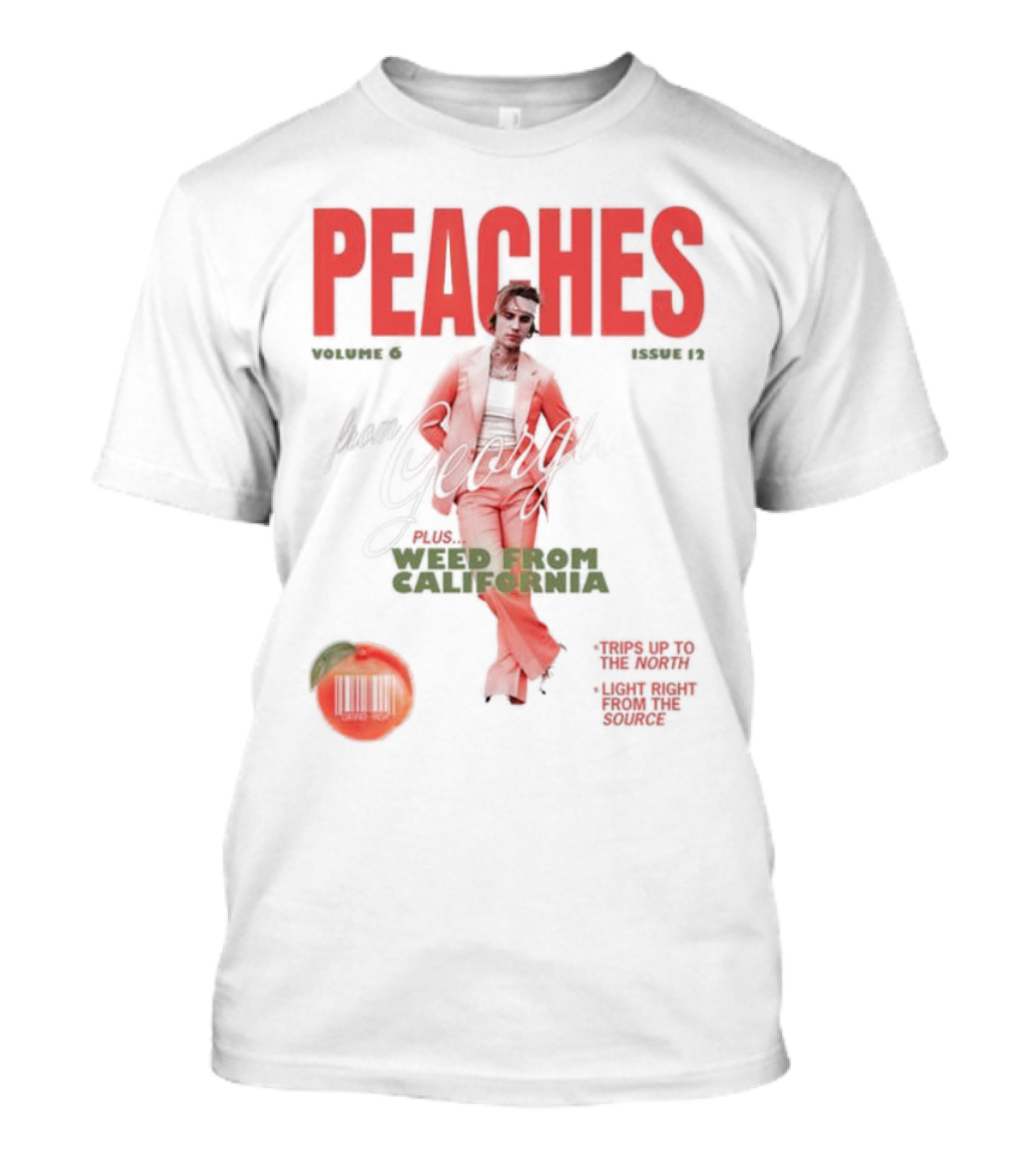 PEACHES Volume One Issue Ten Sweet From California T-Shirt