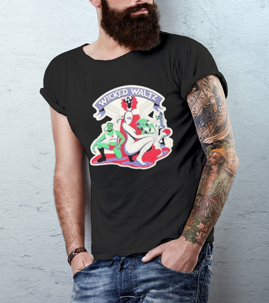 Wicked Waltz Lewberger Monster Characters On Red Carpet T-Shirt