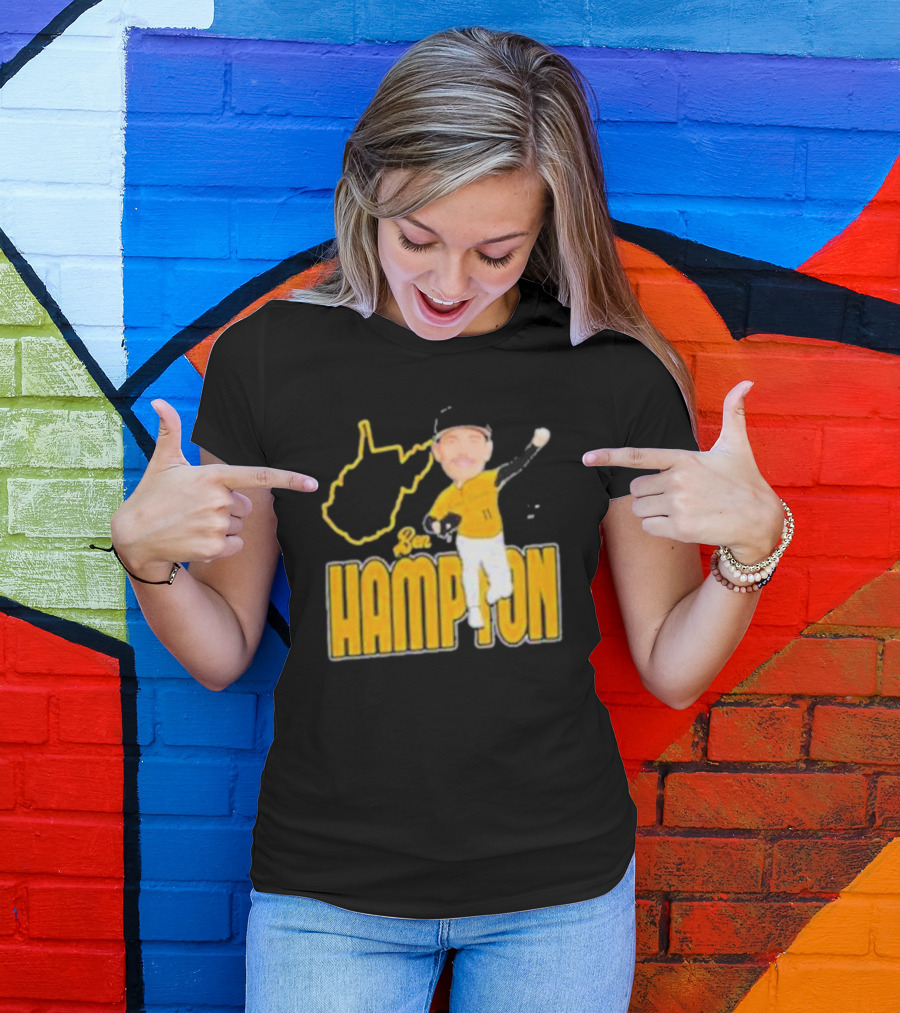 Ben Hampton West Virginia Baseball 11 Fan T-Shirt