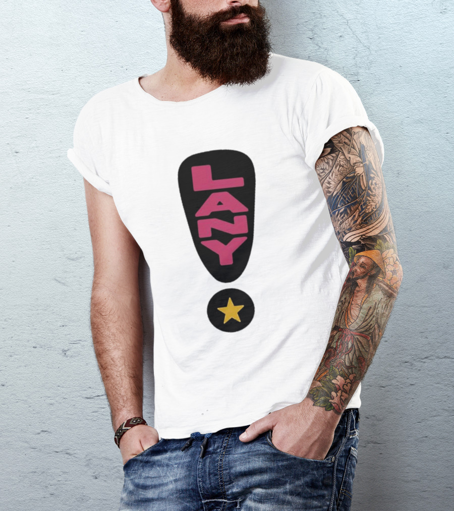 LANY Exclamation Mark With Yellow Star T-Shirt