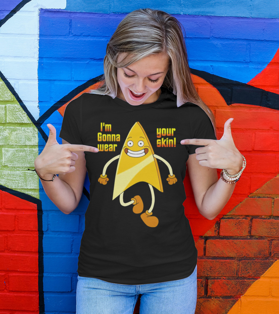 I'm Gonna Wear Your Skin Bravest Warriors Badgey T-Shirt