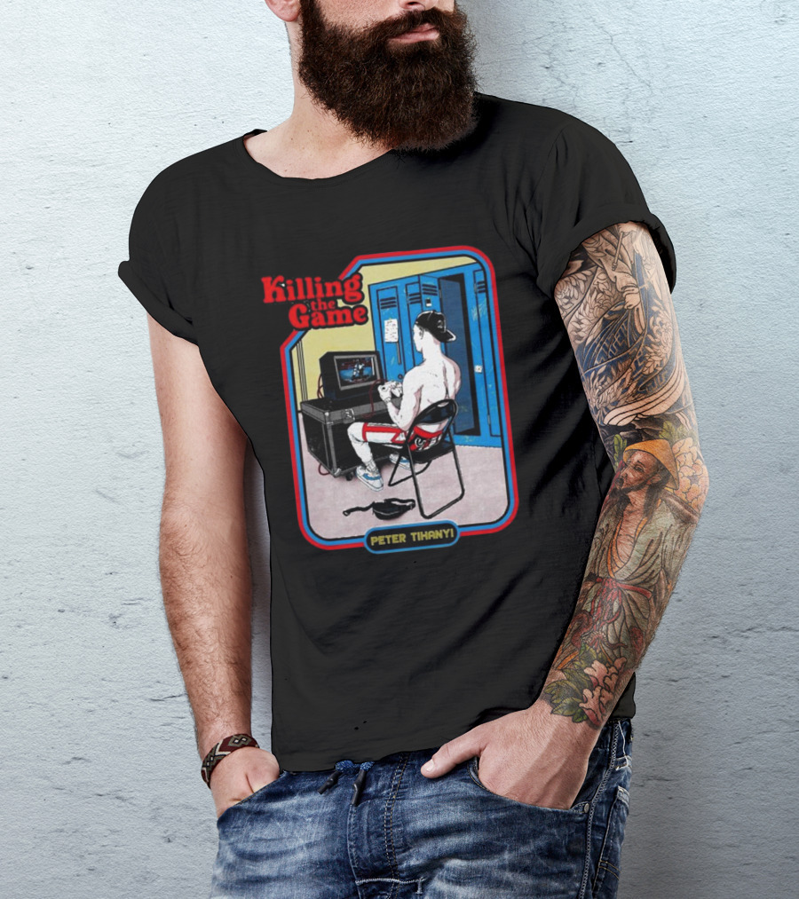 Killing The Game Peter Tihanyi Locker Room Gamer Scene T-Shirt