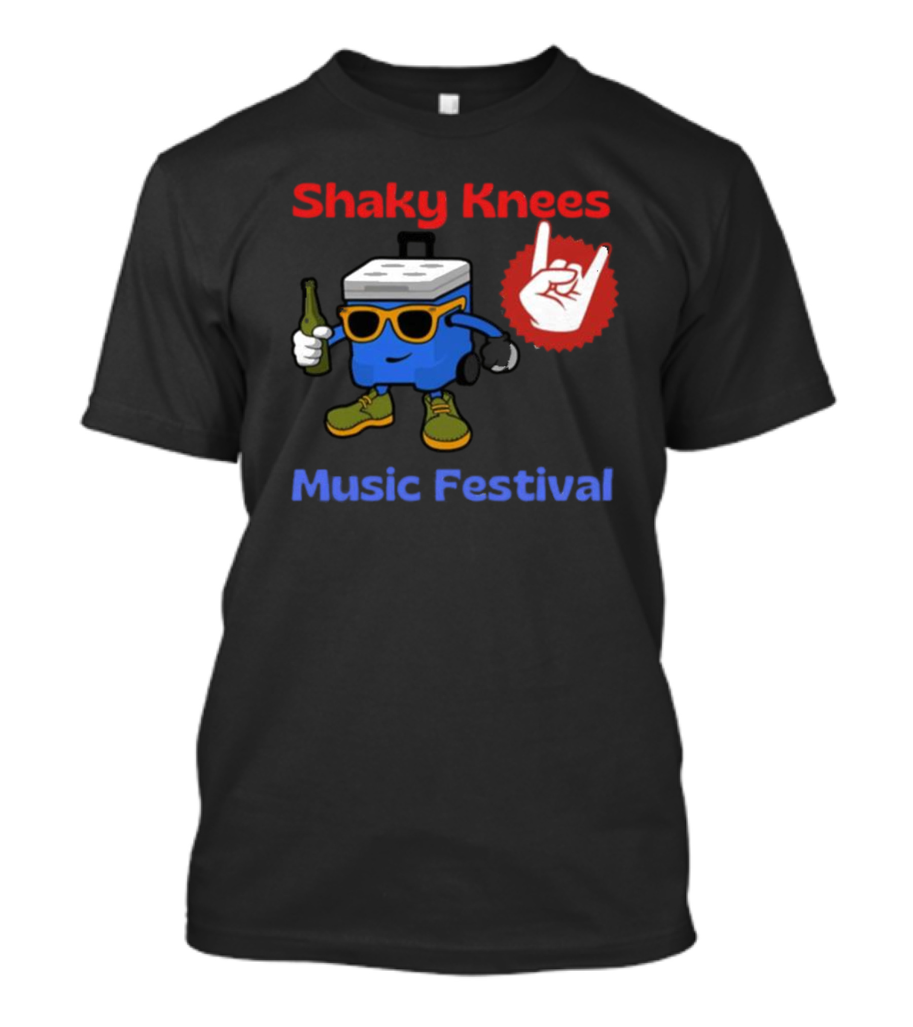 Shaky Knees Music Festival Cooler With Sunglasses And Beer T-Shirt