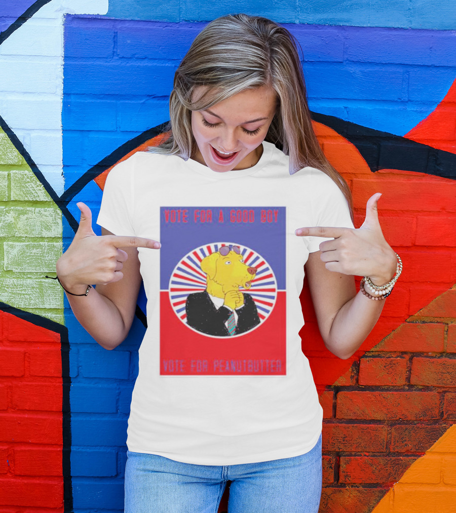 Vote For A Good Boy Mr. Peanutbutter Bojack Horseman T-Shirt