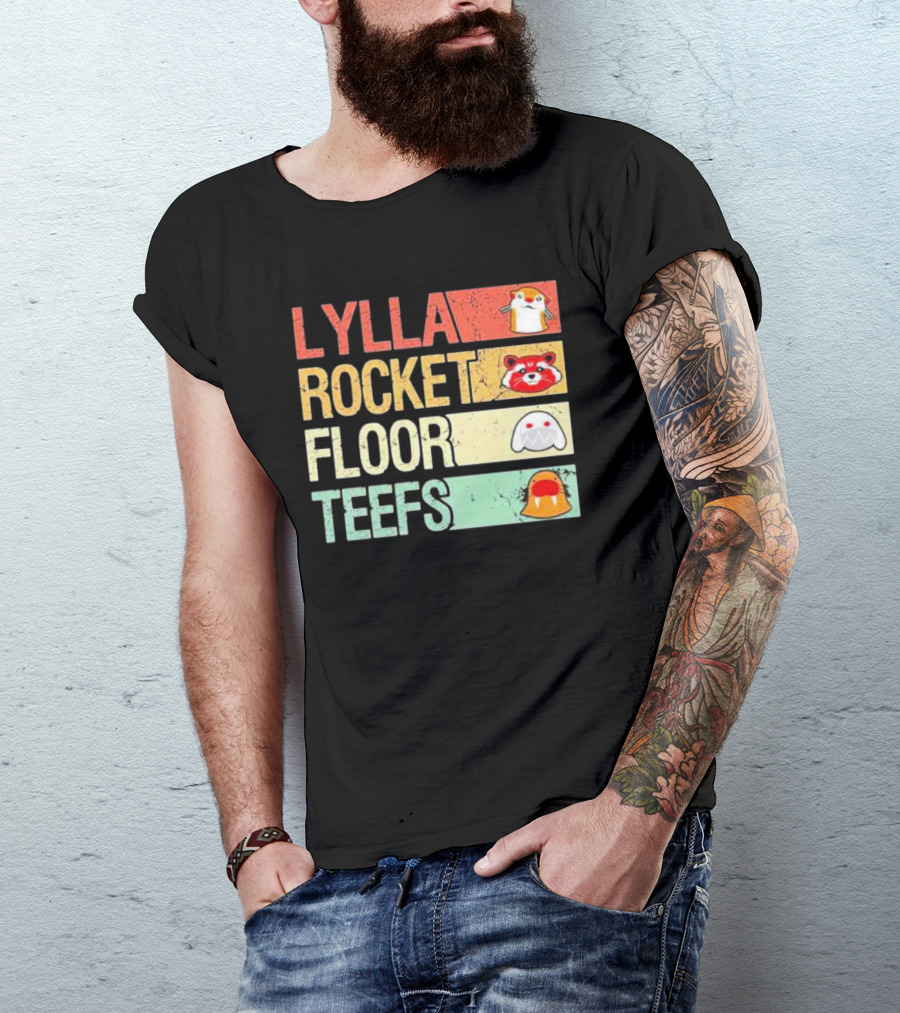 Lylla Rocket Floor Teefs Guardians Icons T-Shirt