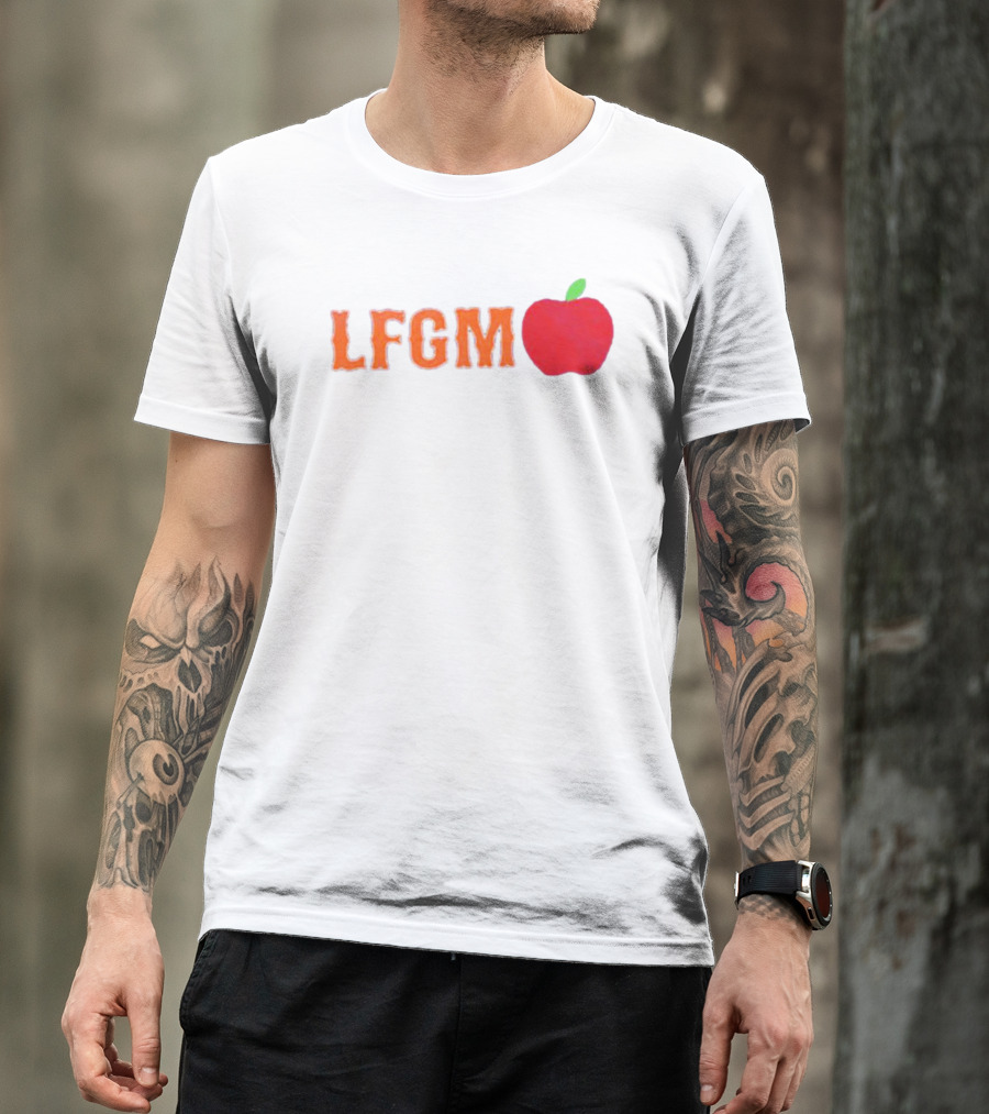 Mets Merized LFGM Apple Fan T-Shirt