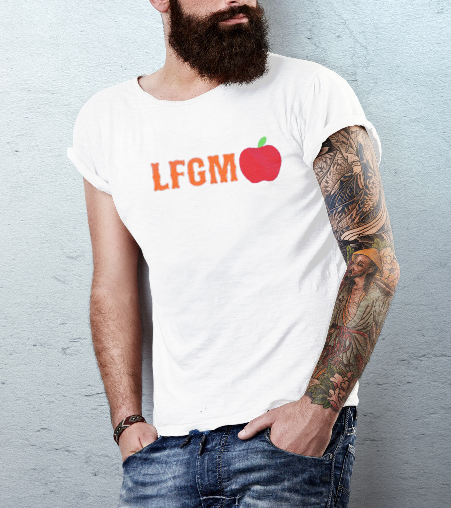 Mets Merized LFGM Apple Fan T-Shirt