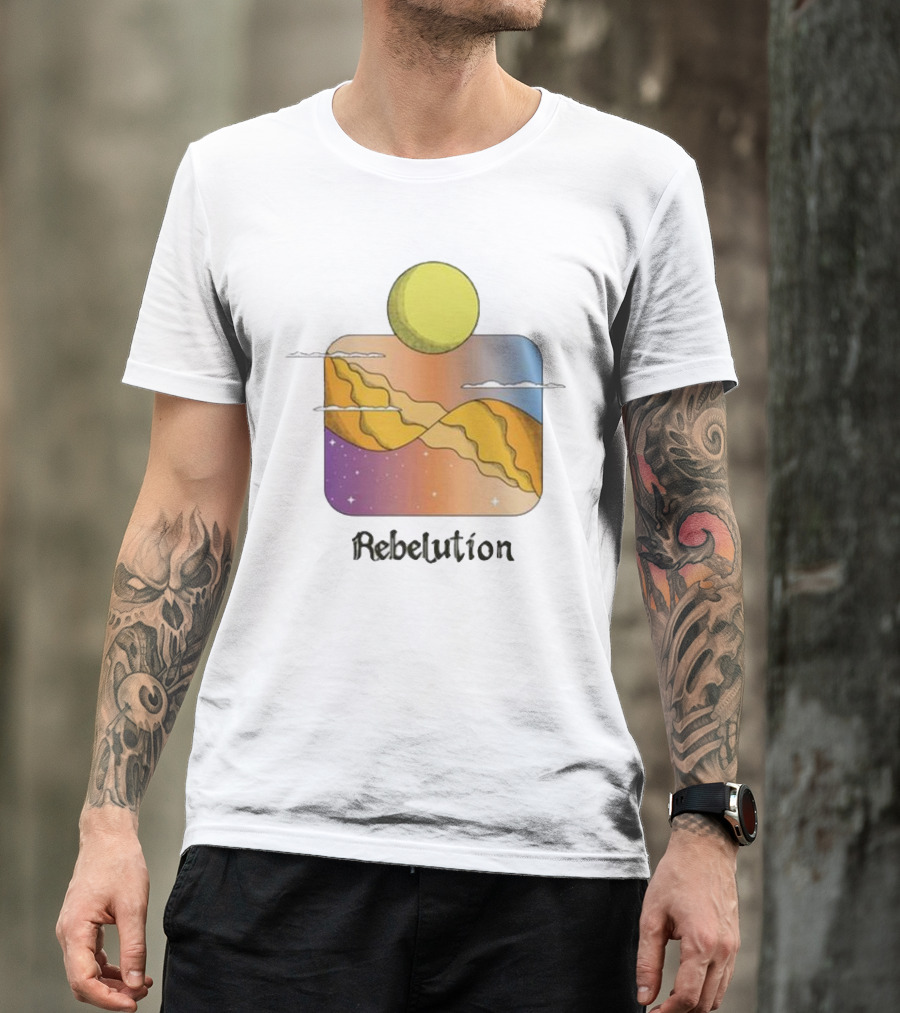 Rebelution Reflections Desert Sun And Mountains T-Shirt