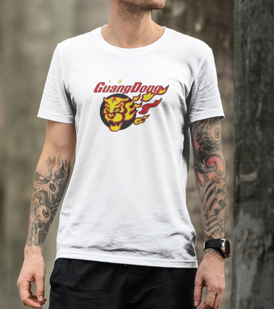 Guangdong Tigers Jordan Poole Jersey Basketball Flame T-Shirt