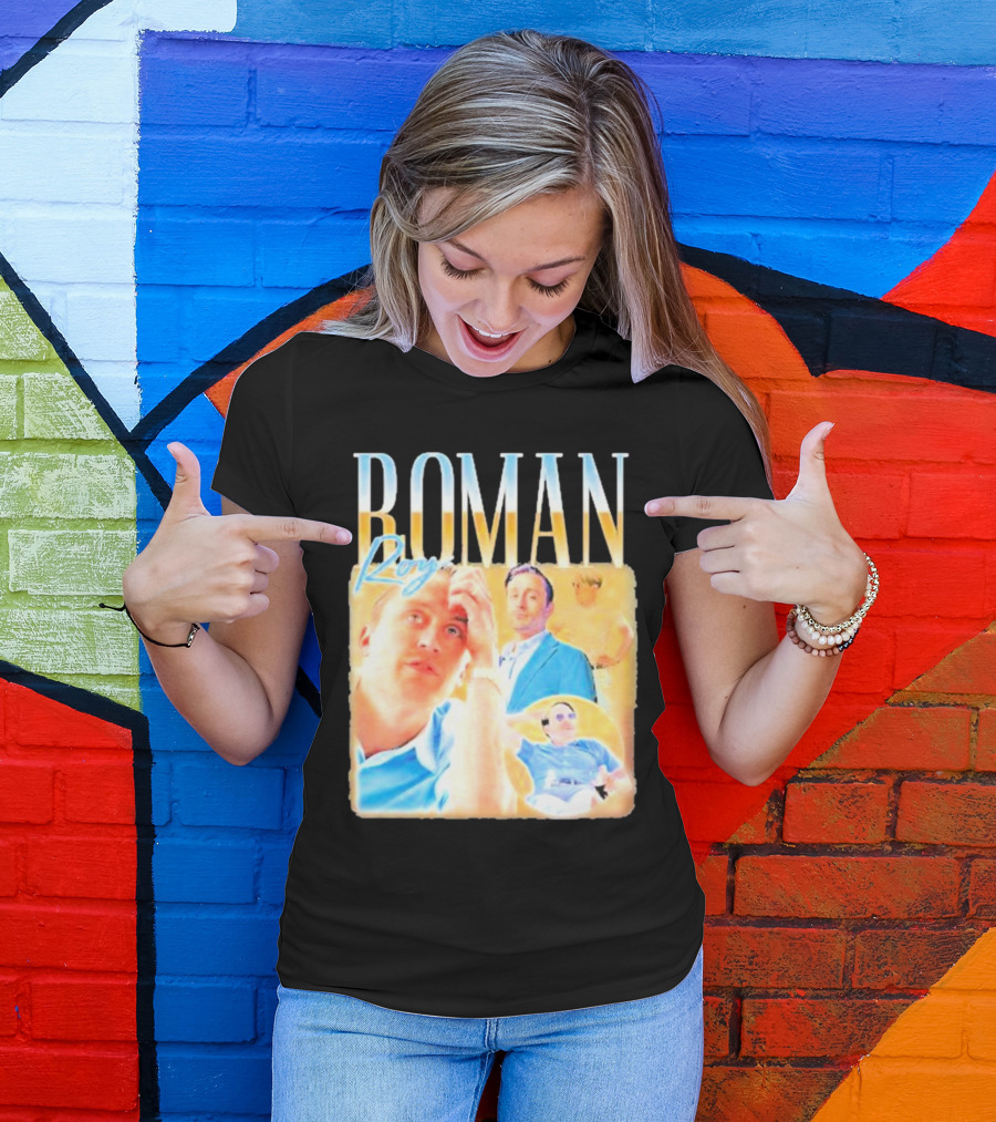 Roman Roy Succession Character Collage T-Shirt