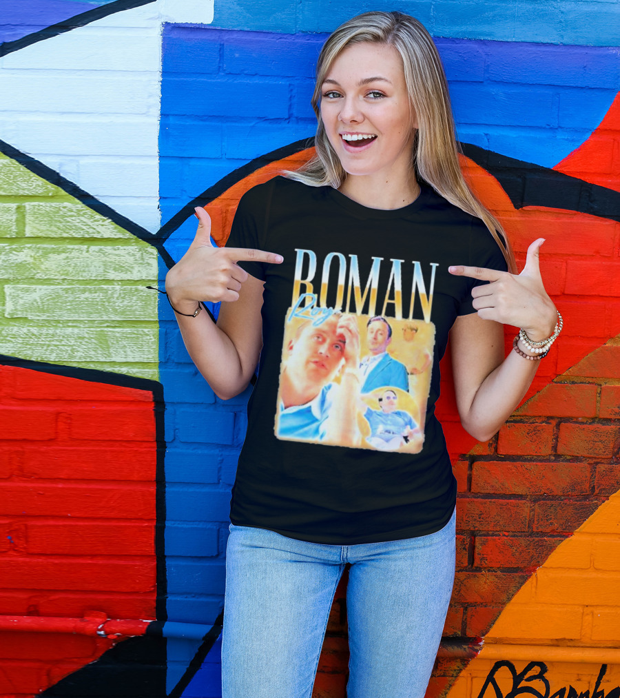 Roman Roy Succession Character Collage T-Shirt