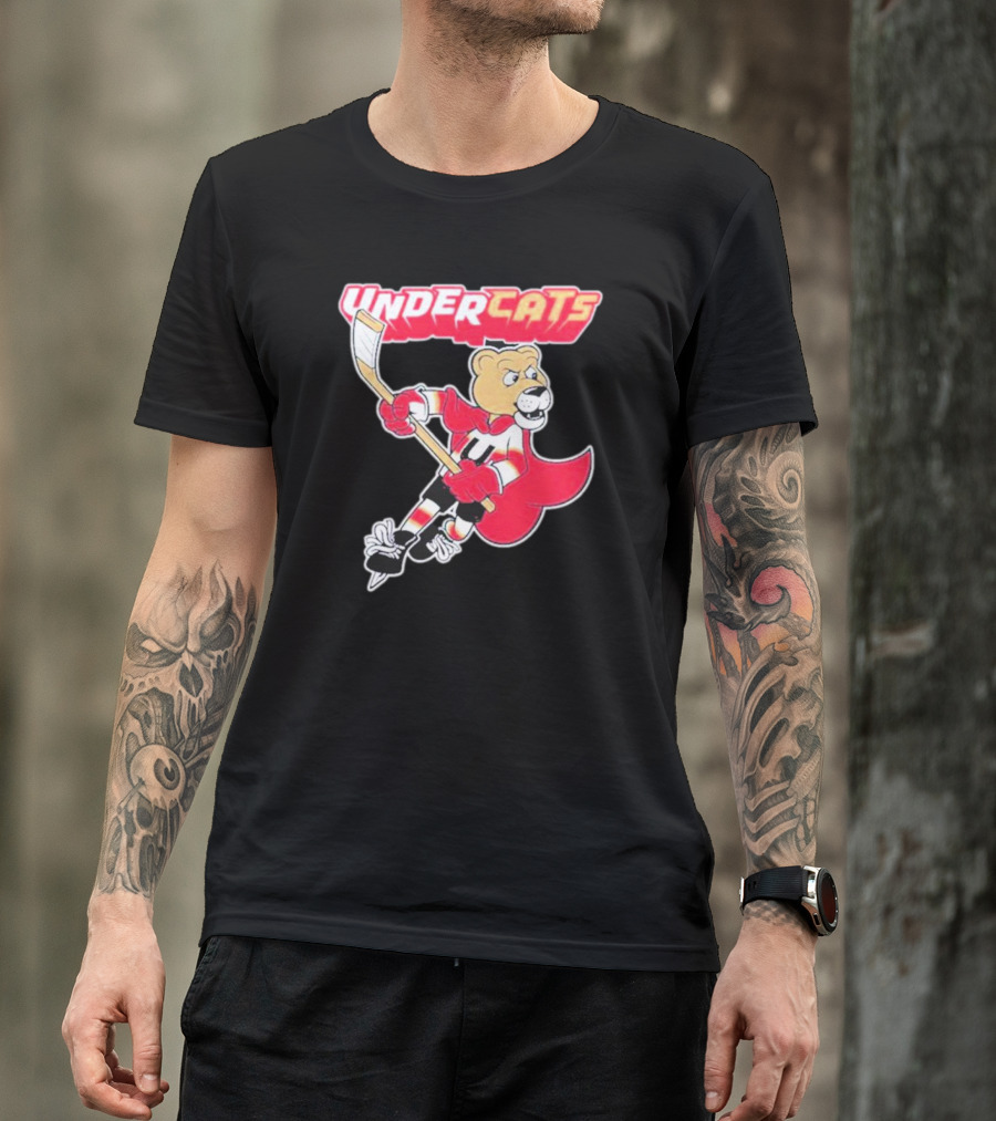 Undercats Florida Panthers Cartoon Hockey Character T-Shirt