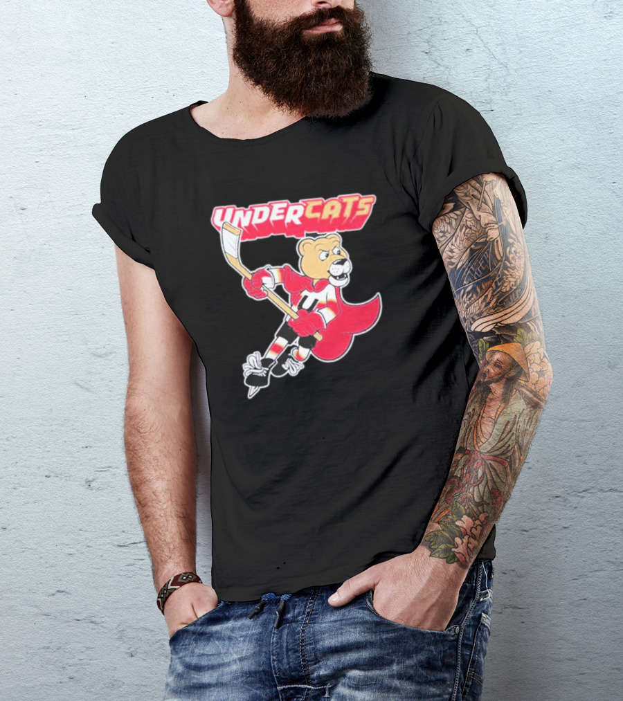 Undercats Florida Panthers Cartoon Hockey Character T-Shirt