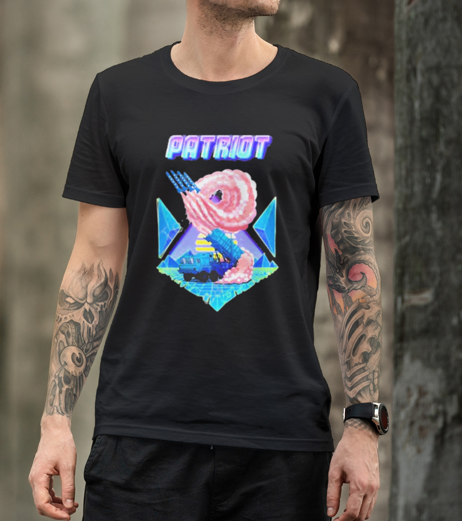 Saint Javelin Patriot Missile Truck Vaporwave Xeon 90s Aesthetic T-Shirt