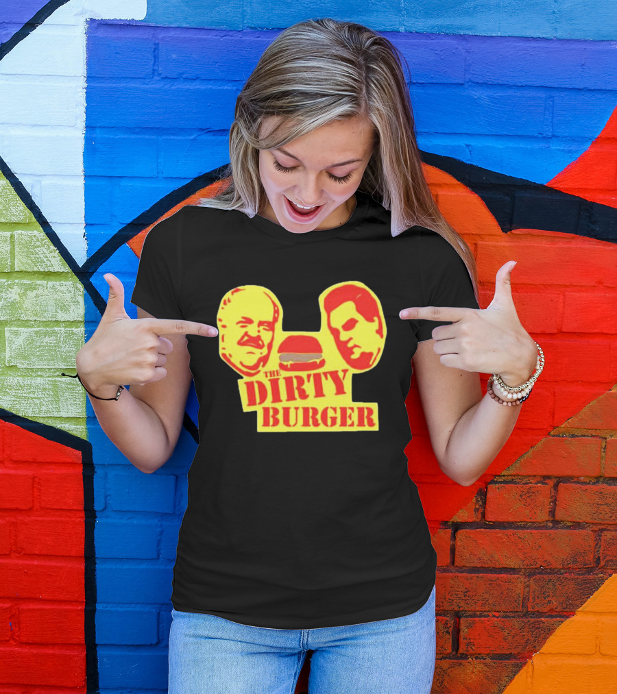 THE DIRTY BURGER Faces And Burger T-Shirt