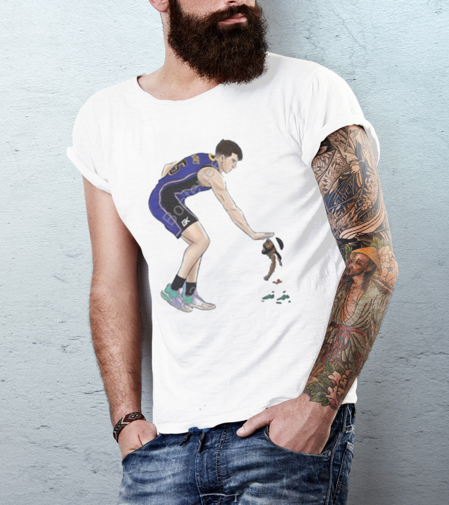 Austin Reaves Too Small NBA Gesture Basketball Play T-Shirt