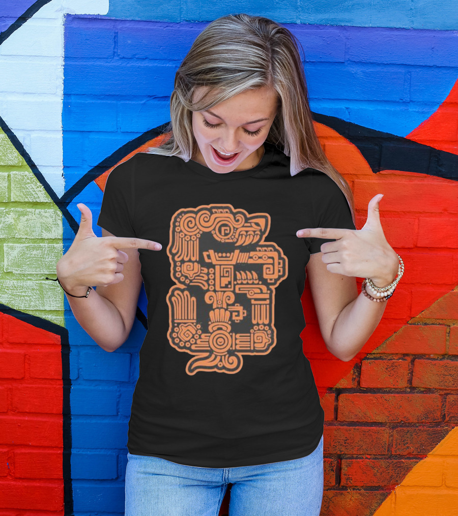 Aztec SF Giants Gigantes Tribal T-Shirt