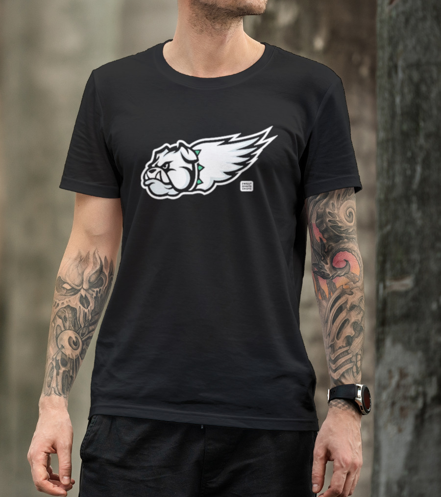 Eagles Georgia North Bulldog Wing Hybrid T-Shirt
