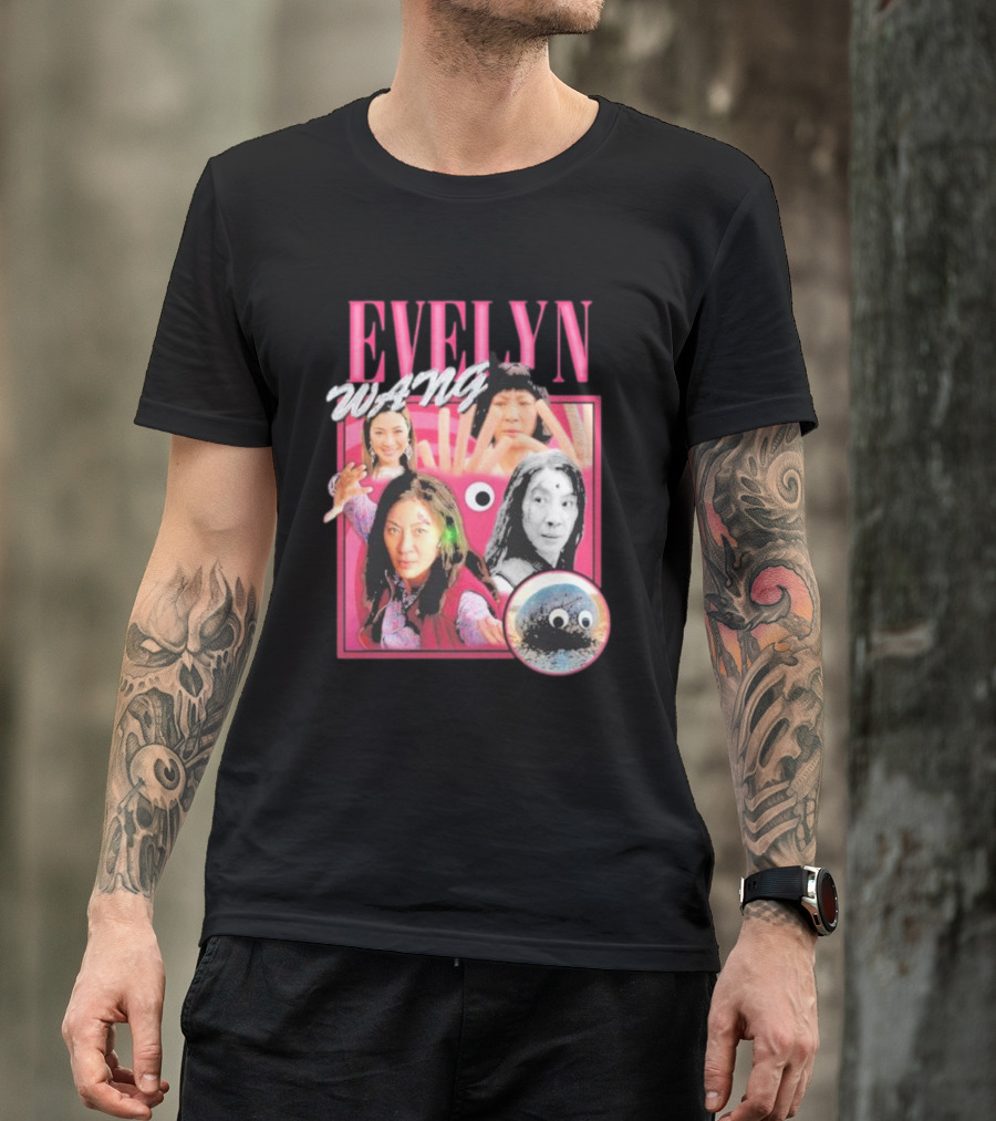Evelyn Wang Everything Everywhere Multiverse Collage T-Shirt