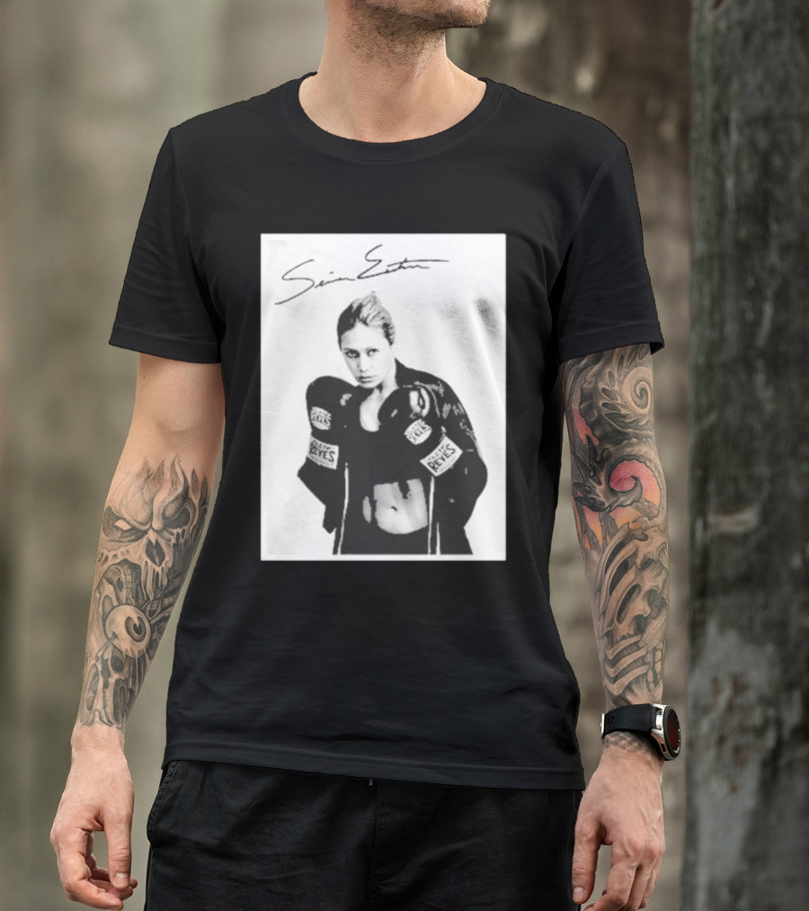 Seniesa Estrada SuperBad Boxing Iconic Reyes Gloves T-Shirt